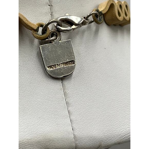 Vintage Hand Painted French
Heraldic Swan Necklace Heavy Metal Artisan Jewelry - Picture 9 of 13